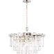 C&M by Chapman & Myers Arden 10 Light 24.13 inch Polished Nickel Chandelier Ceiling Light