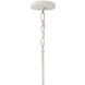 Lisa McDennon Baya 9 Light 30 inch Textured Plaster Chandelier Ceiling Light, Multi Tier
