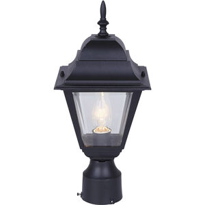 Madison 1 Light 16.75 inch Black Outdoor Post Lantern
