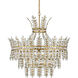 Bradshaw 4 Light 35.5 inch Brass Chandelier Ceiling Light, Bunny Williams Collection