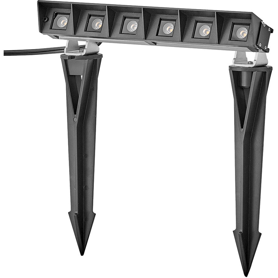 Vestra 12v 6 watt Antique Brushed Aluminum Landscape Wall Wash