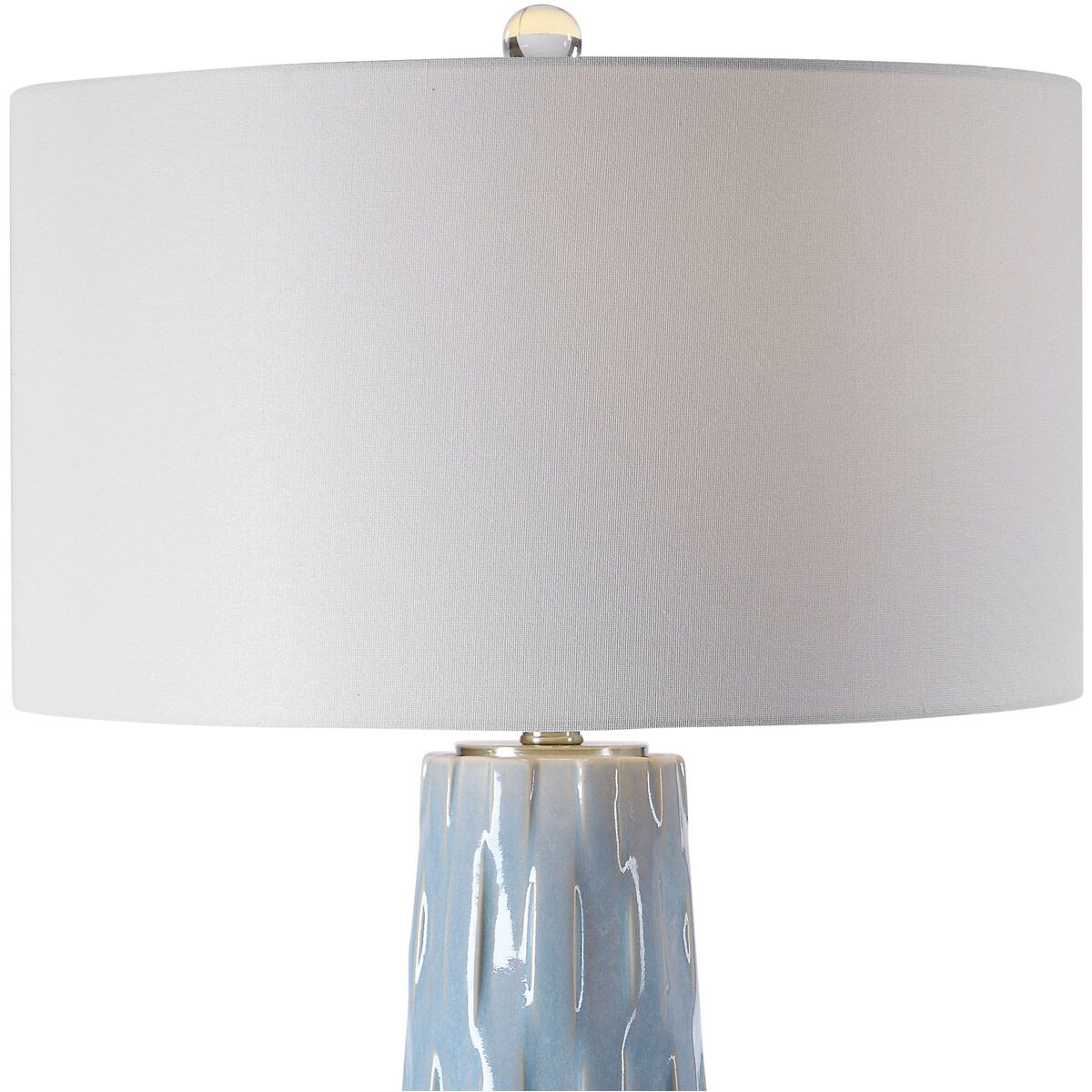 Brienne 31 inch 150 watt Light Blue Table Lamp Portable Light
