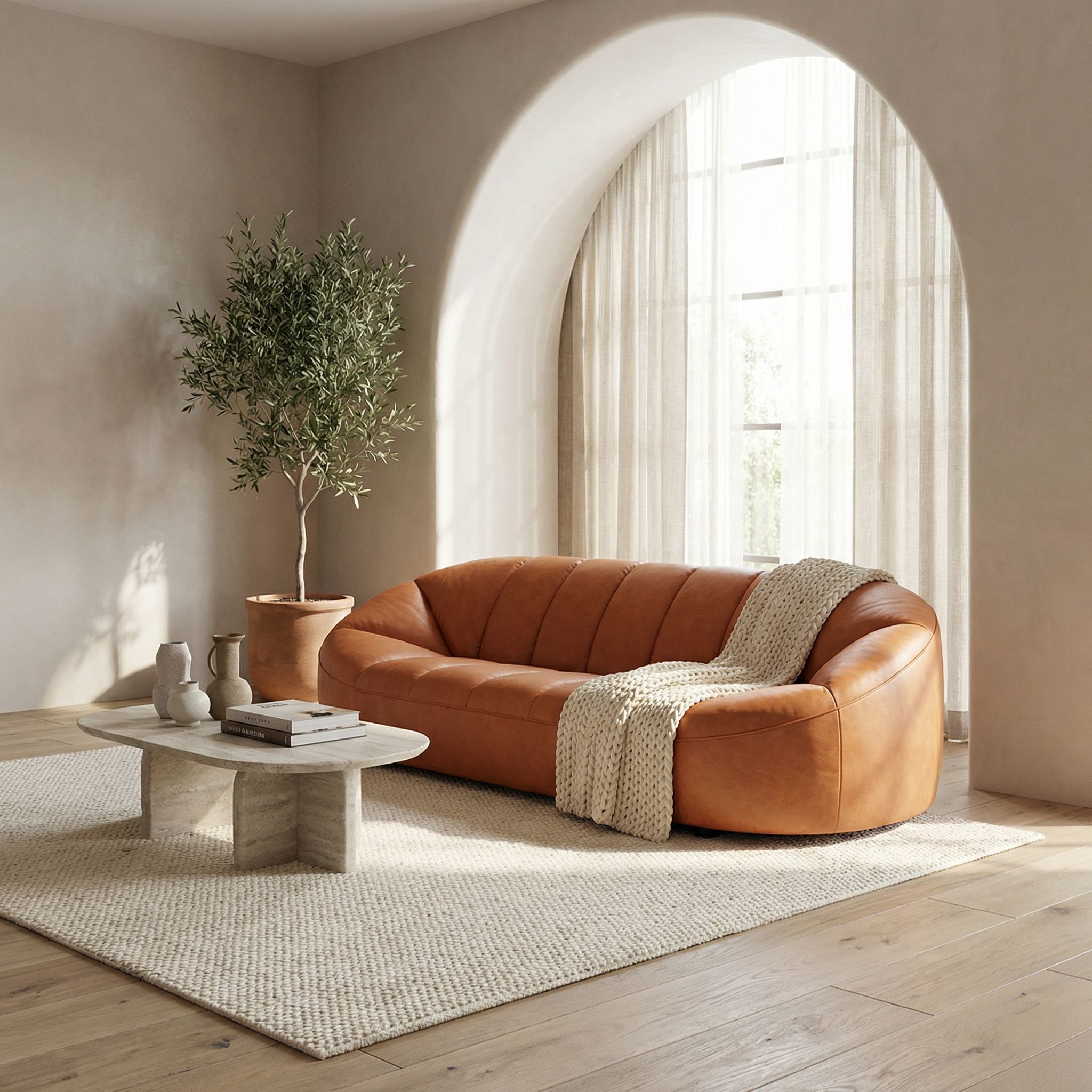 Amadeus Roman Red Sofa