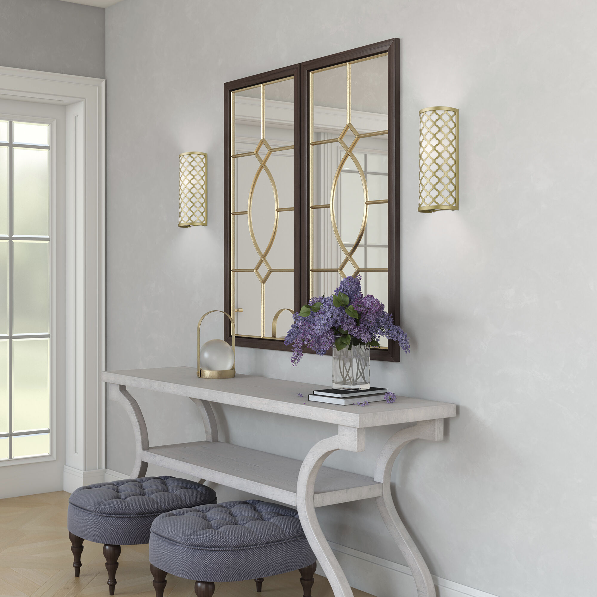 Arabesque 1 Light 5 inch Soft Gold ADA Single Sconce Wall Light, Single