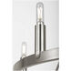 Mirla LED 28 inch Brushed Nickel Chandelier Ceiling Light