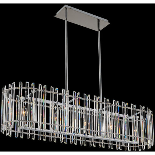 Viano 5 Light 45 inch Polished Chrome Island Light Ceiling Light