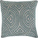 Skinny Dip 18 X 18 inch Aqua and Denim Throw Pillow