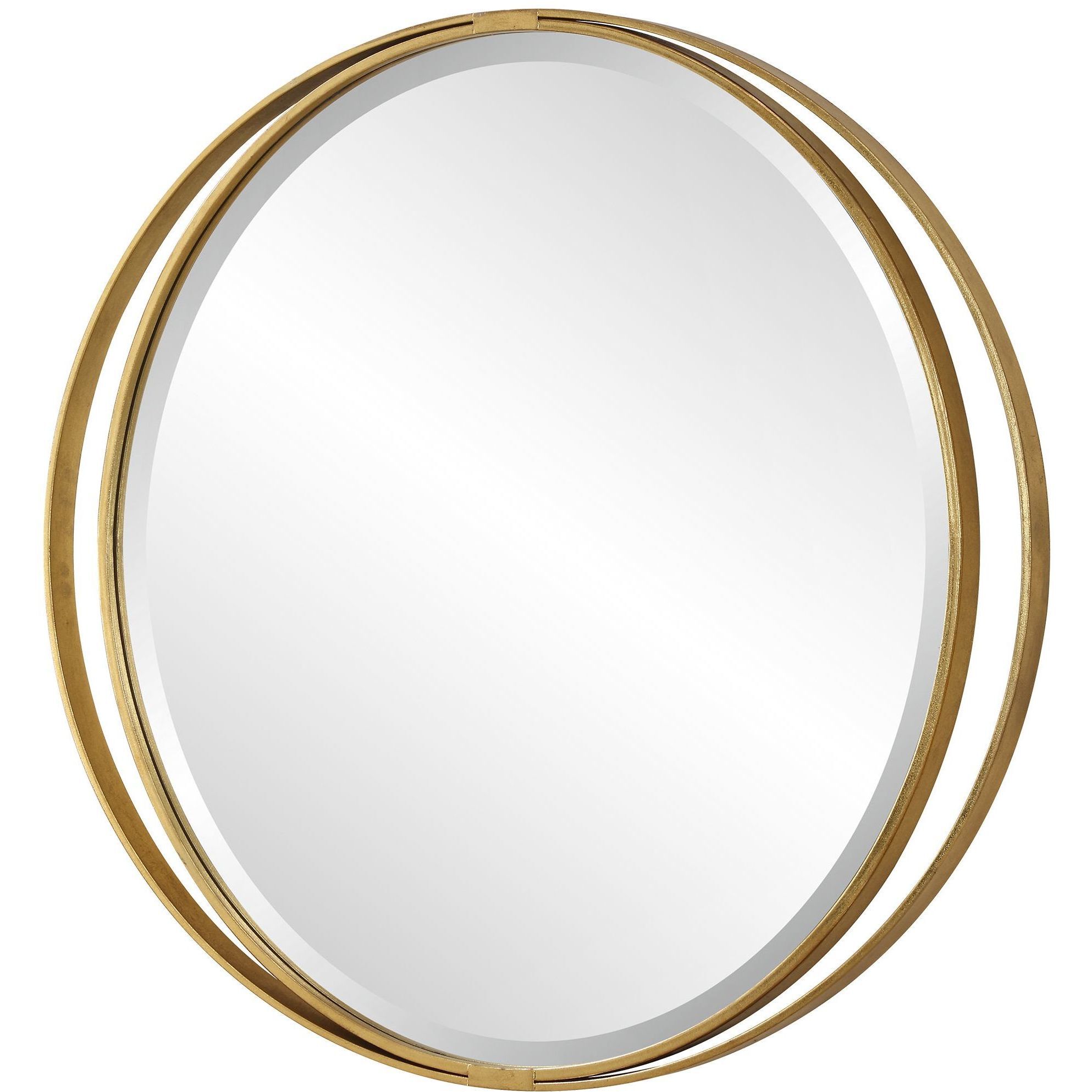 Rhodes 36 X 36 inch Antiqued Metallic Gold Leaf Mirror