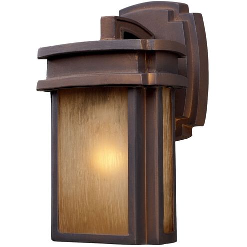 Sedona 1 Light 10 inch Hazelnut Bronze Outdoor Sconce in Incandescent