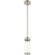 Hillcrest 1 Light 5 inch Brushed Nickel Mini Pendant Ceiling Light