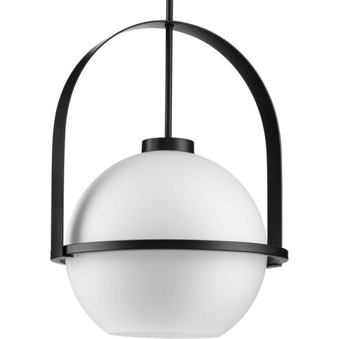 Delayne 1 Light 16 inch Matte Black Pendant Ceiling Light