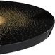 Altair 24 inch Toasted Ivory and Black and Vintage Brass End Table