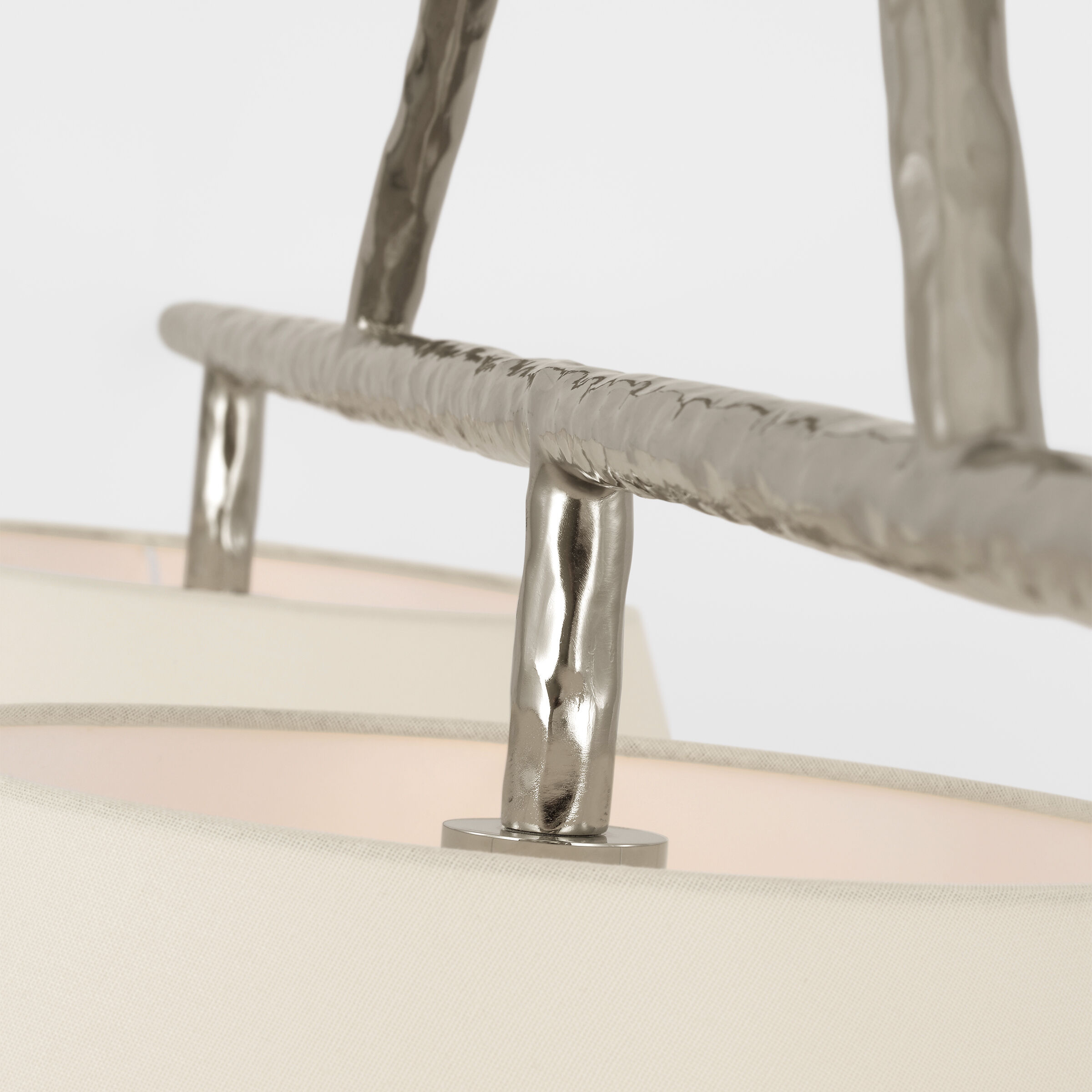 Suzanne Kasler Collette LED 70 inch Polished Nickel Linear Chandelier Ceiling Light