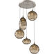 Misto 5 Light 23 inch Beige Silver Chandelier Ceiling Light in Misto Bronze, Metallic Beige Silver, Round Multi-Port