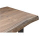 Bent 60 inch Natural Bar Table