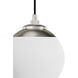 Hepburn 3 Light 12.75 inch Brushed Nickel Round Cluster Pendant Ceiling Light, Large