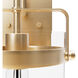 Karloff 1 Light 7.5 inch Alturas Gold Wall Sconce Wall Light