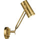 Ruehl 14 inch 9 watt Lacquered Brass Swing Arm Wall Sconce Wall Light