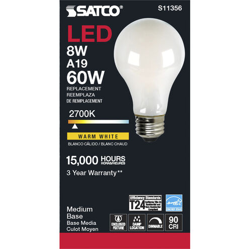 Lumos LED 8.00 watt 120 2700K Light Bulb