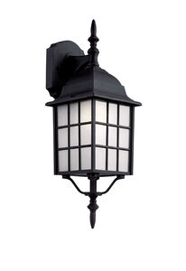 City Mission 1 Light 20 inch Black Copper Outdoor Wall Lantern