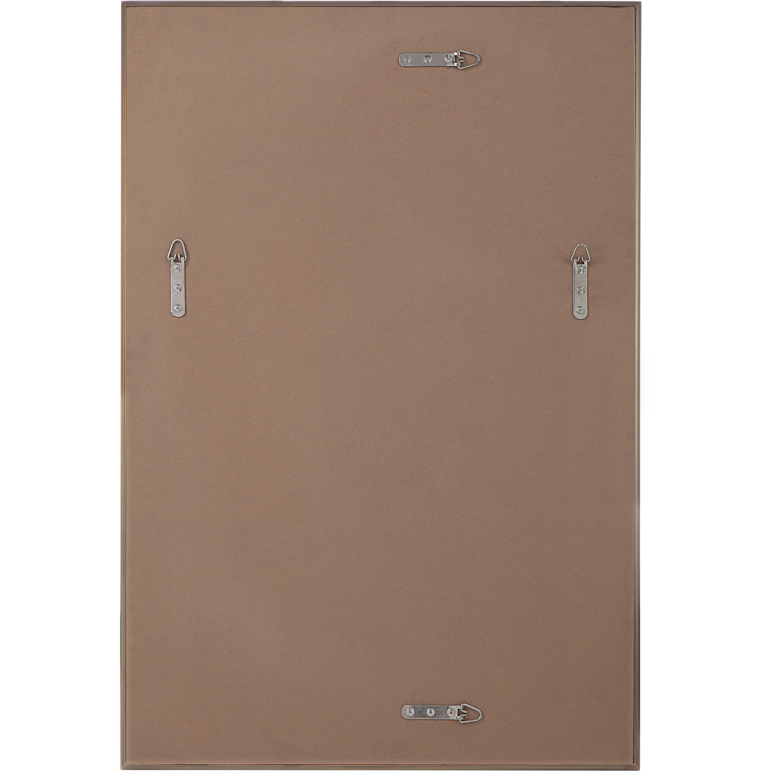 Sandcastle 36 X 24 inch Antique Brushed Brass Wall Mirror