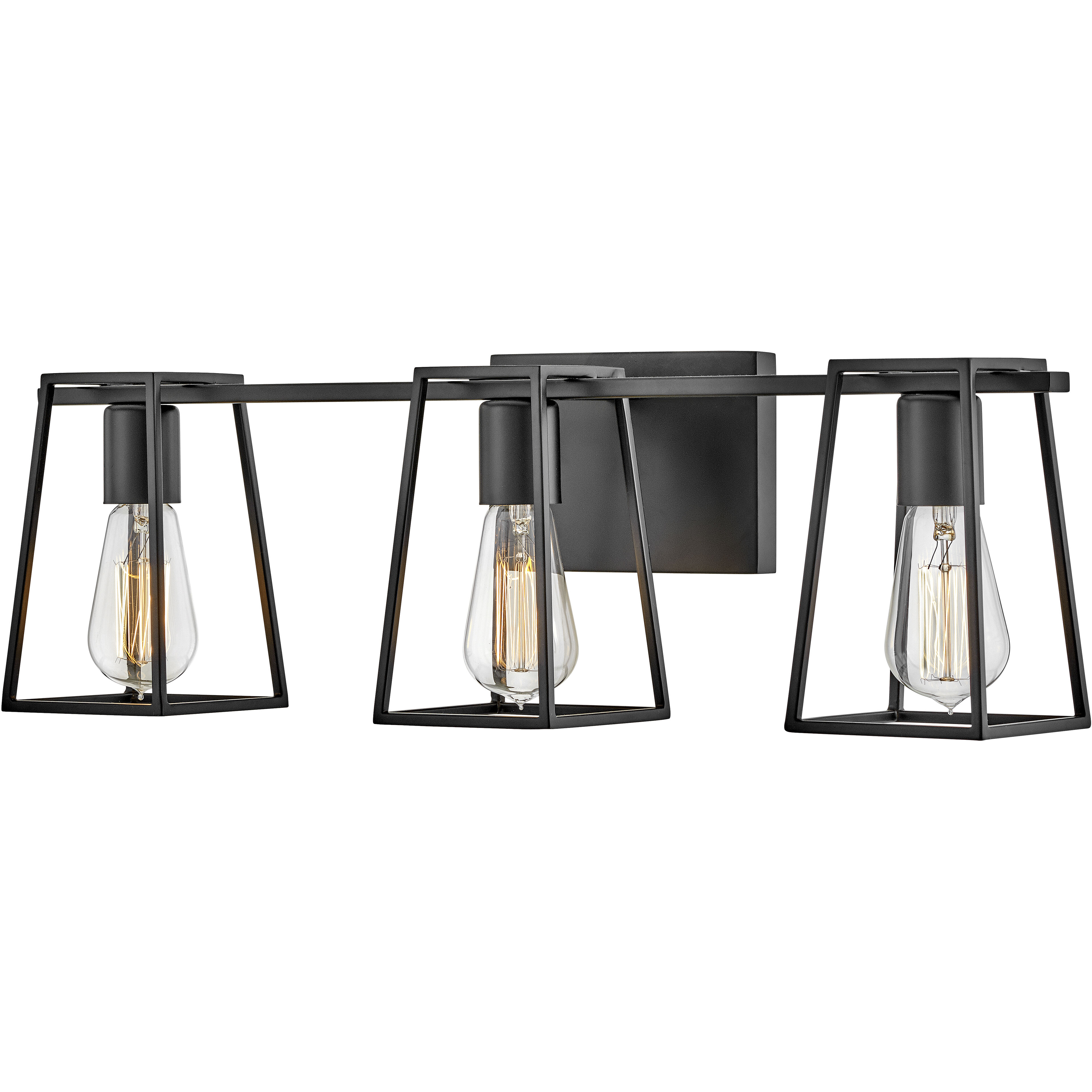 Filmore 24 inch Black Vanity Light Wall Light