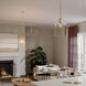 Ilia 1 Light 8 inch Brushed Gold Pendant Ceiling Light