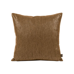 Square 20 inch Glam Chocolate Pillow, with Down Insert