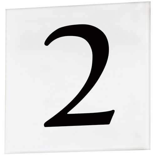 Address White Square Tile