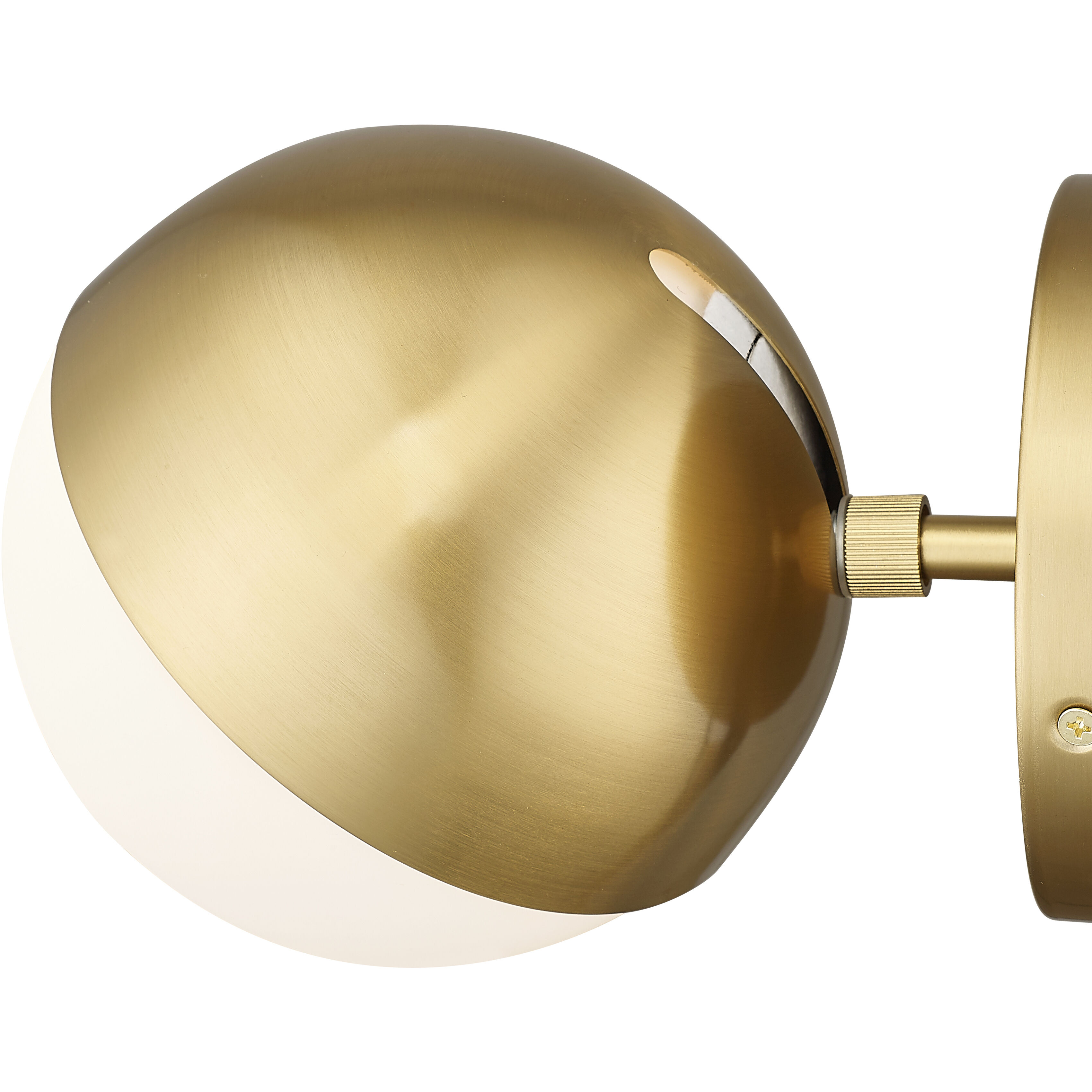 Realm Sphere Wall Sconce Wall Light in Modern Gold
