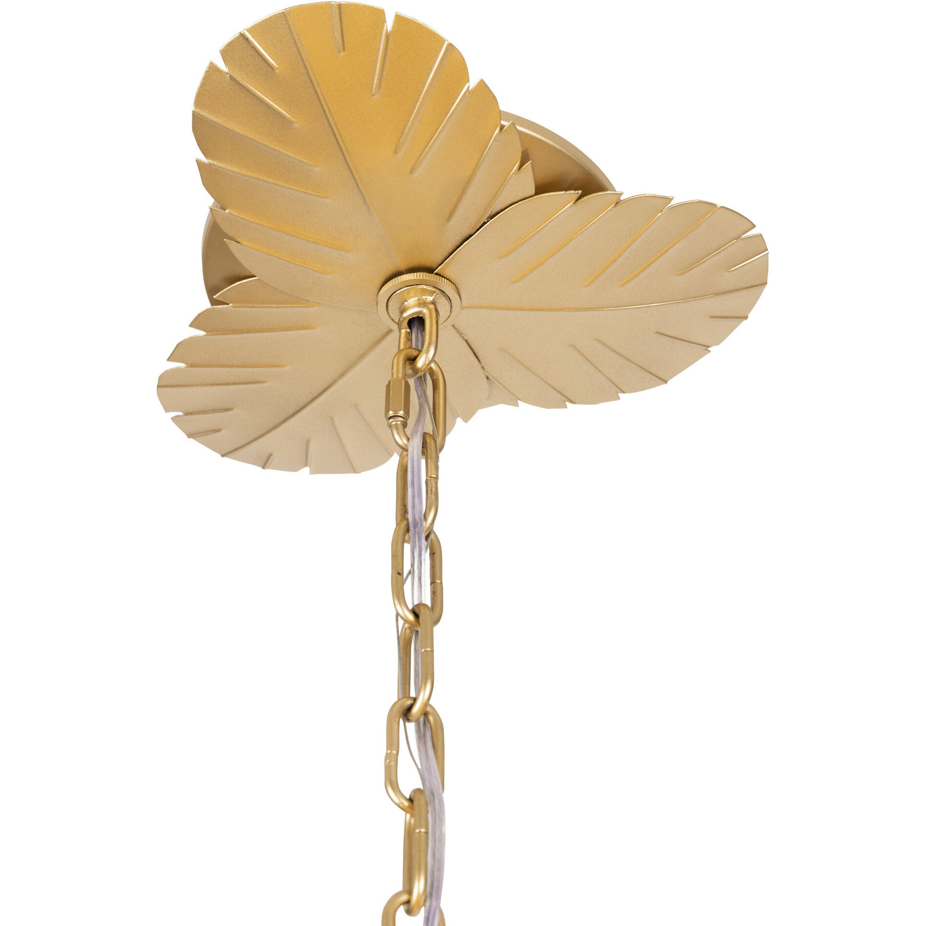 Banana Leaf 9 Light 36.75 inch French Gold with Natural Seagrass Chandelier Ceiling Light