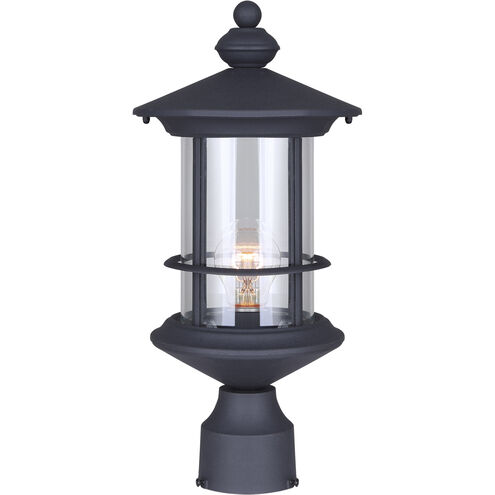 Madison 1 Light 17 inch Black Outdoor Post Light