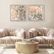 Paragon Pink and Blue and Multi and Orange Framed Art