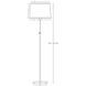Koleman 49.25 inch 100.00 watt Deep Patina Bronze Floor Lamp Portable Light
