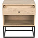 Garland 28 X 26 inch Matte Black Side Table