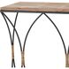 Fisher Island 42 X 14 inch Natural with Black Console Table