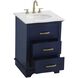 Knox 24 X 34 inch Blue Bathroom Vanity Cabinet