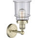 Canton Sconce Wall Light in Antique Brass, Seedy