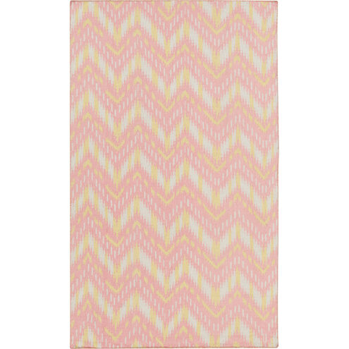 Front Porch 36 X 24 inch Pale Pink, Moss, Khaki Rug