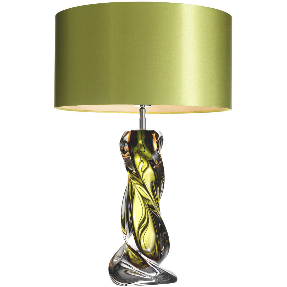 Carnegie 25.59 inch 40 watt Green Solid Glass Table Lamp Portable Light