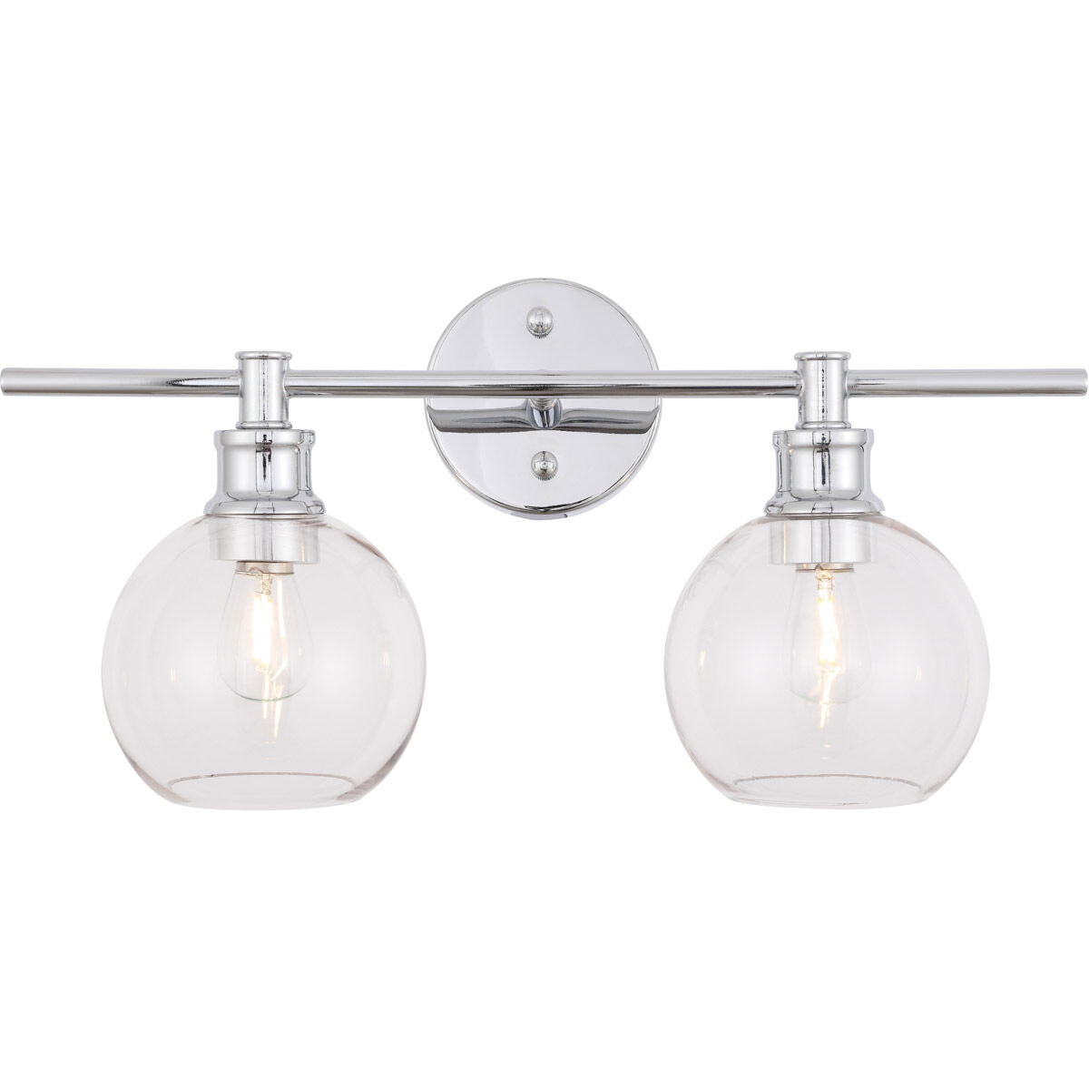 Collier 2 Light 19 inch Chrome Wall sconce Wall Light