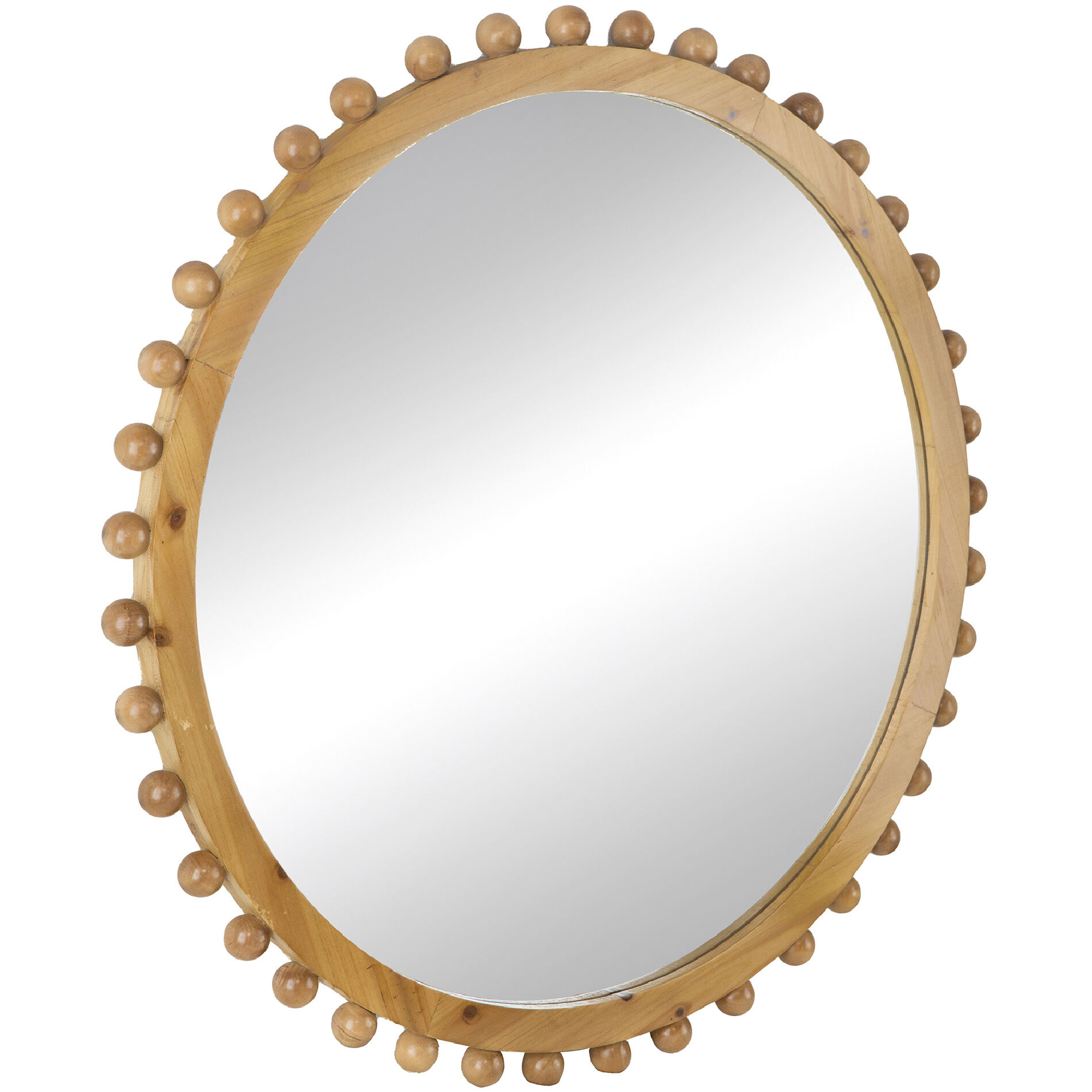 Jasper 33.5 X 33.5 inch Brown Wall Mirror