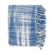 Tori 60 X 50 inch Bright Blue/Cream Throws, Rectangle