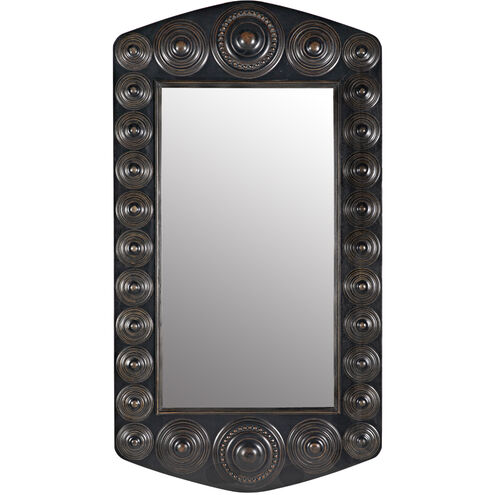 Nanna 67 X 36.5 inch Hand Rubbed Black Mirror
