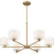 Seville 6 Light 32 inch Legacy Brass Chandelier Ceiling Light