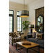 Cannery 4 Light 24 inch Ombre Galvanized Pendant Ceiling Light