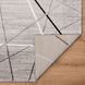 Sesia 114 X 79 inch Light Grey Rug in 6 x 9