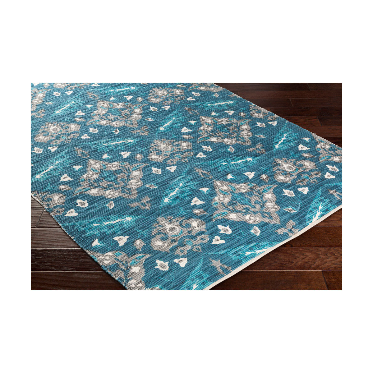 Elaine 132 X 96 inch Aqua Indoor Area Rug, Rectangle