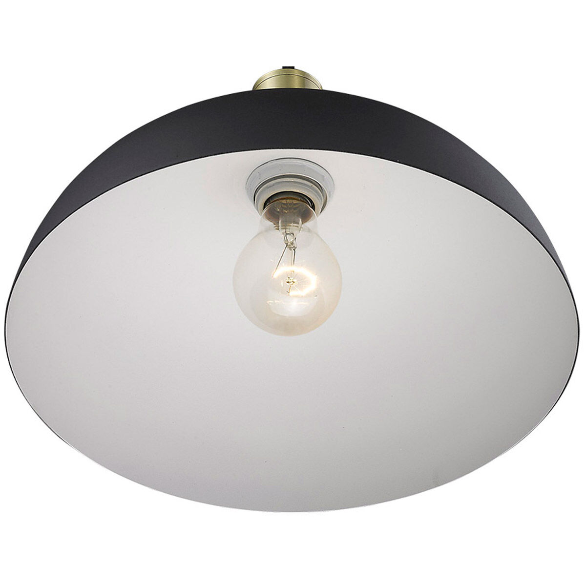 Ingo 1 Light 12 inch Matte Black Pendant Ceiling Light