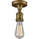 Franklin Restoration Bare Bulb 1 Light 4.50 inch Semi-Flush Mount